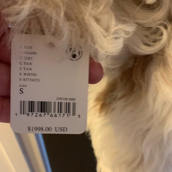 Shearling Fur Coat - Picture 5 of 8